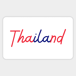 Thailand - Thai red and blue - Flag color Magnet